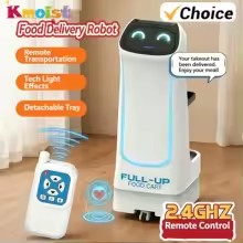 Food Delivery Robot with Detachable Tray