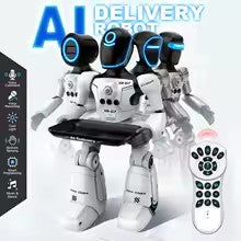 AI Delivery Robot with Tray