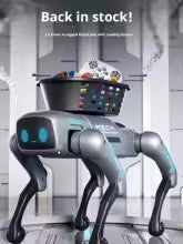 Smart Robot Dog with Loading Basket - view 2