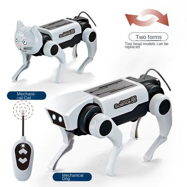 2-in-1 RC Robot Pet - Cat & Dog